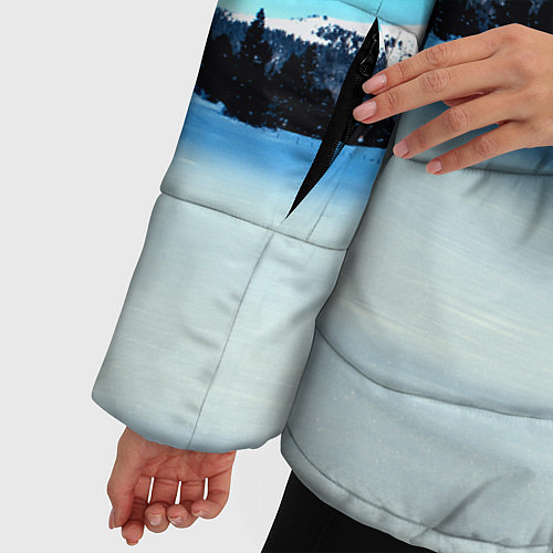 Женская зимняя куртка Лыжный спорт / 3D-Черный – фото 5