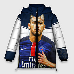 Куртка зимняя женская Neymar: Fly Emirates, цвет: 3D-черный
