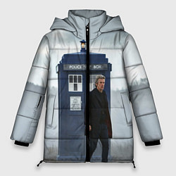 Куртка зимняя женская Доктор кто, цвет: 3D-красный
