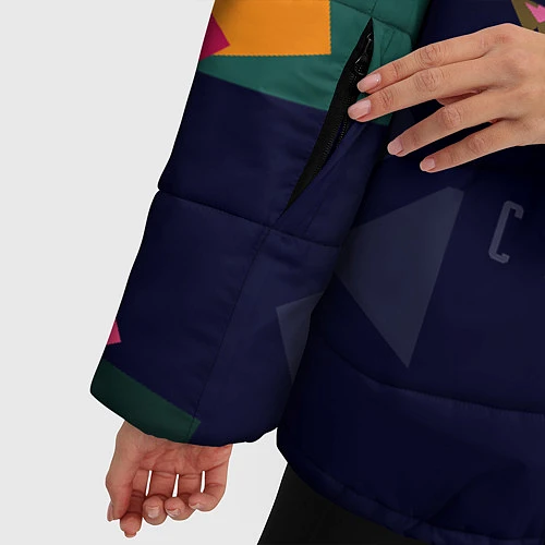 Женская зимняя куртка Coldplay / 3D-Черный – фото 5