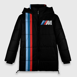 Куртка зимняя женская BMW BLACK COLLECTION БМВ, цвет: 3D-черный