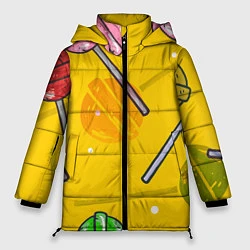 Куртка зимняя женская Чупа-Чупс, цвет: 3D-светло-серый