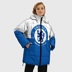Куртка зимняя женская Chelsea FC: Duo Color, цвет: 3D-черный — фото 2