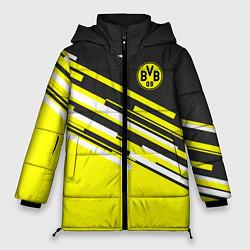 Куртка зимняя женская Borussia FC: Sport Line 2018, цвет: 3D-красный