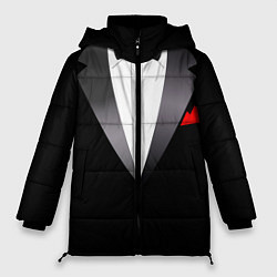 Куртка зимняя женская Смокинг мистера, цвет: 3D-красный