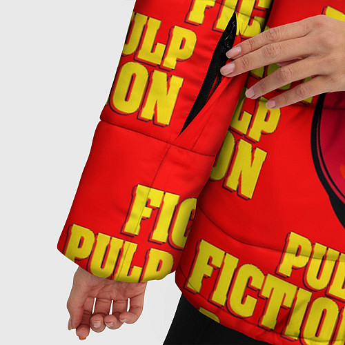 Женская зимняя куртка Pulp Fiction: Boxing glove / 3D-Черный – фото 5