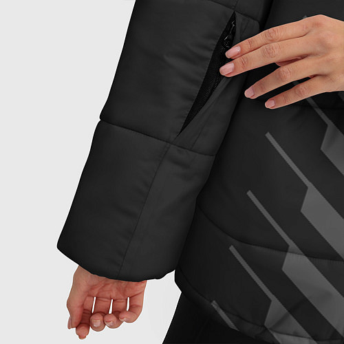 Женская зимняя куртка BMW: Creative / 3D-Черный – фото 5