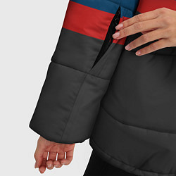 Куртка зимняя женская BMW 2018 M Sport, цвет: 3D-черный — фото 2
