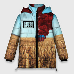 Куртка зимняя женская PUBG Box, цвет: 3D-черный