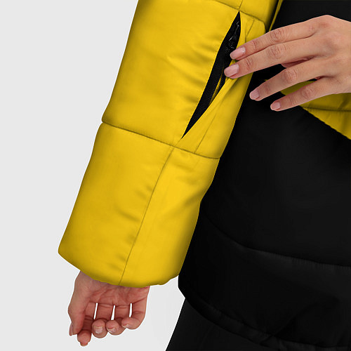 Женская зимняя куртка PUBG: Cybersport / 3D-Черный – фото 5