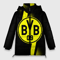 Куртка зимняя женская FC Borussia Dortmund: Storm, цвет: 3D-светло-серый