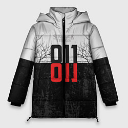 Куртка зимняя женская Stranger Things 011, цвет: 3D-черный