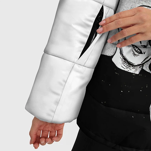 Женская зимняя куртка Кровосток / 3D-Черный – фото 5
