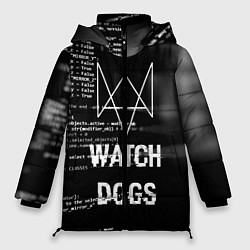 Куртка зимняя женская Watch Dogs: Hacker, цвет: 3D-светло-серый