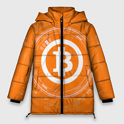 Куртка зимняя женская Bitcoin Tech, цвет: 3D-красный