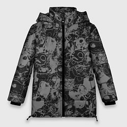 Куртка зимняя женская Cs:go - DoomKitty Collection 2022, цвет: 3D-красный