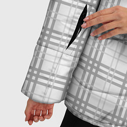 Куртка зимняя женская Dota 2 - Grey logo 2022, цвет: 3D-красный — фото 2