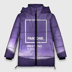 Куртка зимняя женская Pantone: Ultra Violet Space, цвет: 3D-черный
