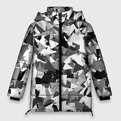 Куртка зимняя женская Городской серый камуфляж, цвет: 3D-черный