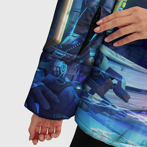 Женская зимняя куртка Fortnite Studio / 3D-Черный – фото 5