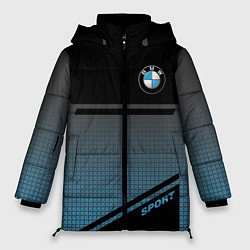 Куртка зимняя женская BMW SPORT, цвет: 3D-черный