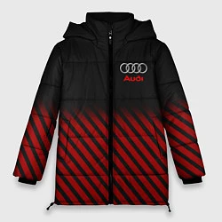 Куртка зимняя женская Audi: Red Lines, цвет: 3D-черный