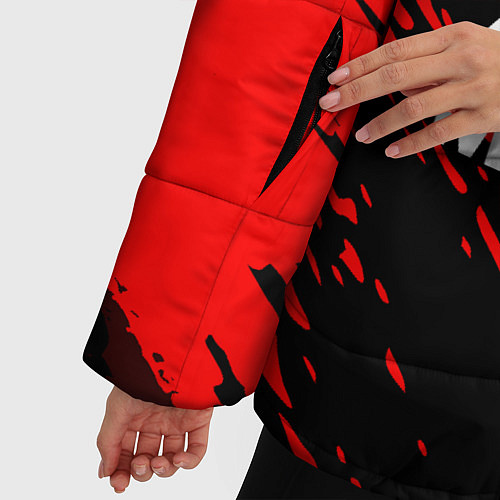 Женская зимняя куртка Mitsubishi: Red Anger / 3D-Красный – фото 5