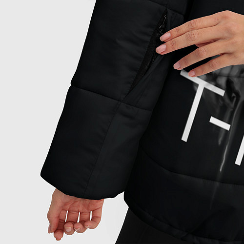 Женская зимняя куртка T-Fest: Black Style / 3D-Черный – фото 5