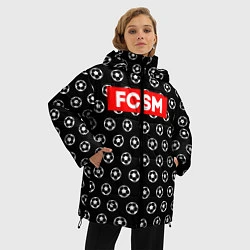 Куртка зимняя женская FCSM Supreme, цвет: 3D-светло-серый — фото 2