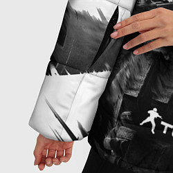 Куртка зимняя женская Tom Clancys Soldier, цвет: 3D-черный — фото 2