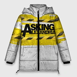Куртка зимняя женская Asking Alexandria: Danger, цвет: 3D-черный