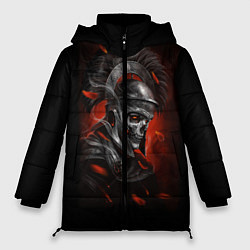 Куртка зимняя женская Мертвый легионер, цвет: 3D-красный