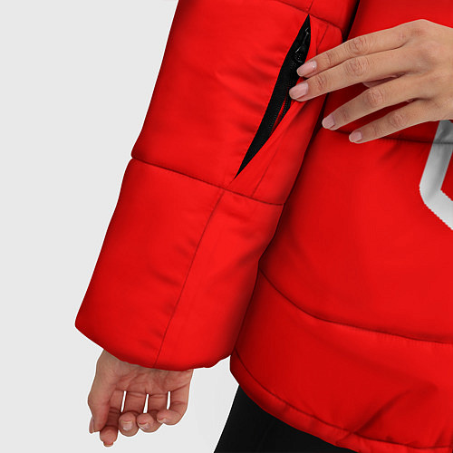 Женская зимняя куртка СССР: Red Collection / 3D-Черный – фото 5