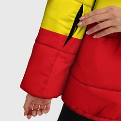 Куртка зимняя женская FC Man United: Red Style, цвет: 3D-светло-серый — фото 2