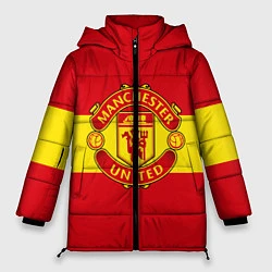 Куртка зимняя женская FC Man United: Red Style, цвет: 3D-светло-серый