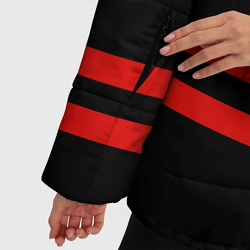 Женская зимняя куртка МАЗ / 3D-Черный – фото 5