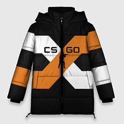 Куртка зимняя женская CS:GO X, цвет: 3D-черный