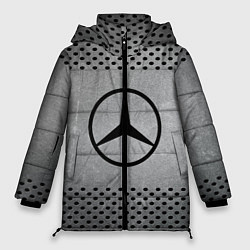 Куртка зимняя женская Mercedes-Benz: Hardened Steel, цвет: 3D-красный