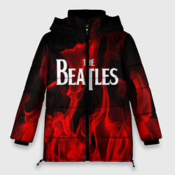 Куртка зимняя женская The Beatles: Red Flame, цвет: 3D-светло-серый