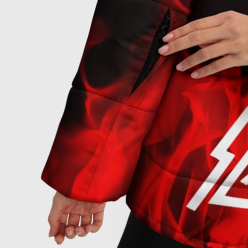 Женская зимняя куртка Slayer Flame / 3D-Черный – фото 5