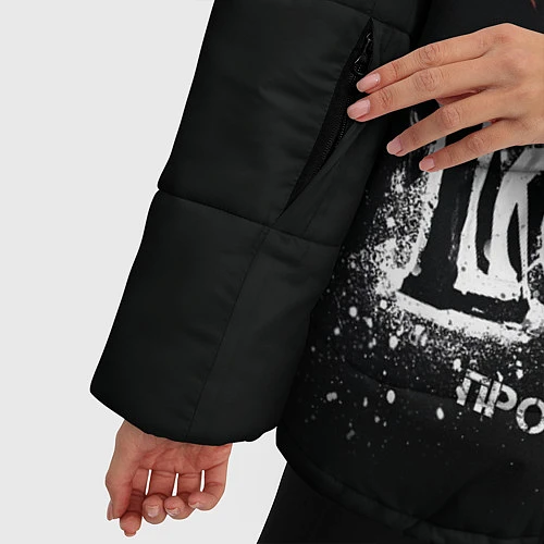 Женская зимняя куртка Louna: Проснись и пой / 3D-Черный – фото 5