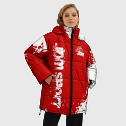 Куртка зимняя женская Eat Sleep JDM: Red Style, цвет: 3D-черный — фото 2