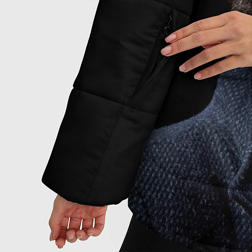 Женская зимняя куртка Sherlock / 3D-Черный – фото 5
