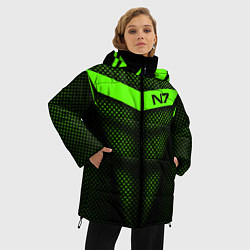 Куртка зимняя женская N7: Green Armor, цвет: 3D-черный — фото 2