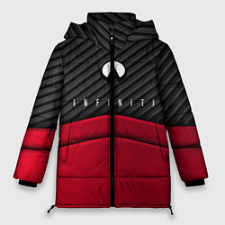 Куртка зимняя женская Infiniti: Red Carbon, цвет: 3D-черный
