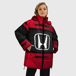 Куртка зимняя женская Honda Sport, цвет: 3D-черный — фото 2