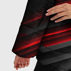 Куртка зимняя женская Citroen: Red sport, цвет: 3D-черный — фото 2