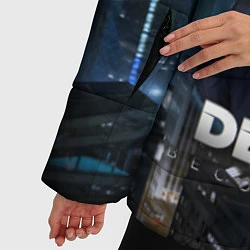 Куртка зимняя женская Detroit: Connor, цвет: 3D-черный — фото 2