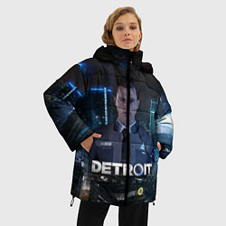 Куртка зимняя женская Detroit: Connor, цвет: 3D-черный — фото 2