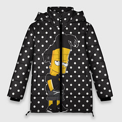 Куртка зимняя женская Барт с дредами, цвет: 3D-черный